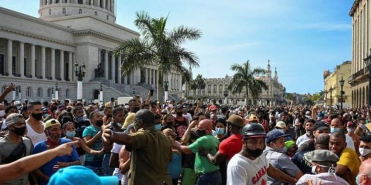 Cuba-protesa