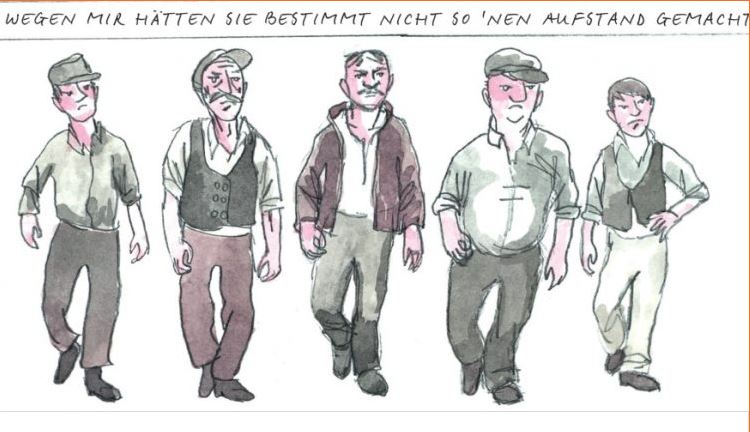 Wegen mir hätten sie bestimmt nicht so 'nen Aufstand gemacht