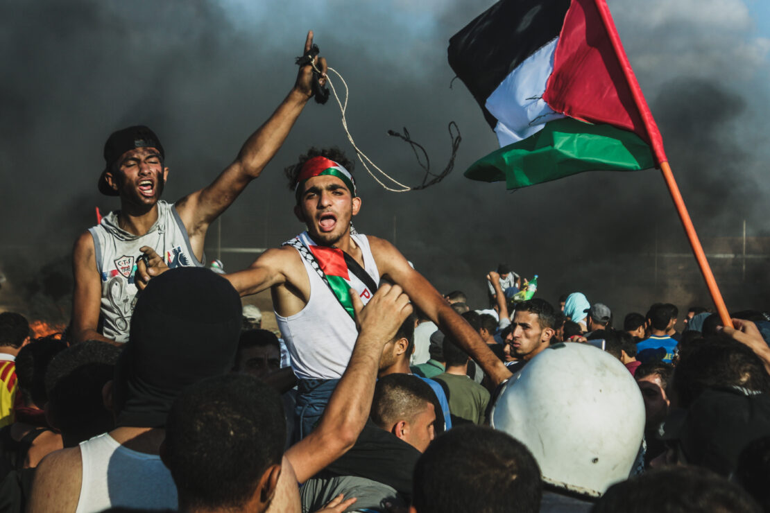 Gaza,Protests,March,Of,Return,In,The,Border,At,The